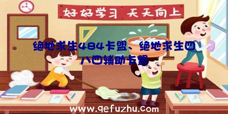 绝地求生484卡盟、绝地求生四八四辅助卡盟