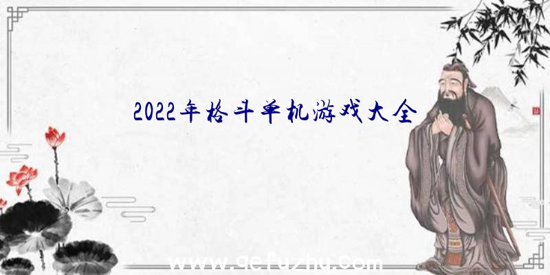 2022年格斗单机游戏大全