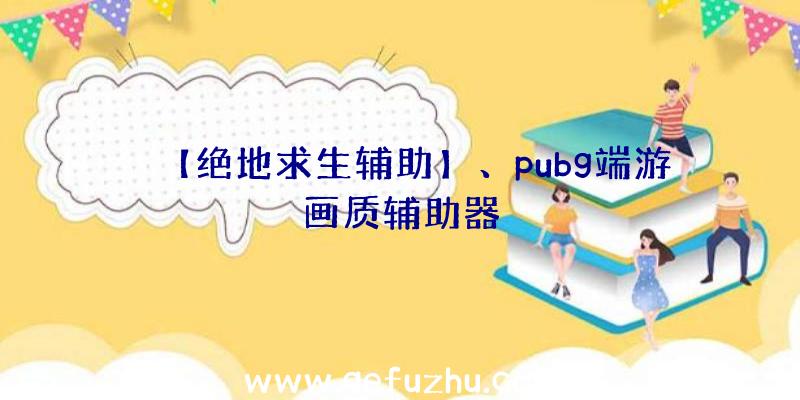 【绝地求生辅助】、pubg端游画质辅助器