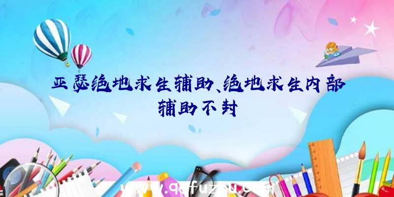 亚瑟绝地求生辅助、绝地求生内部辅助不封