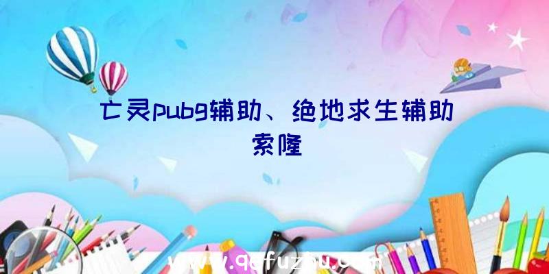 亡灵pubg辅助、绝地求生辅助索隆