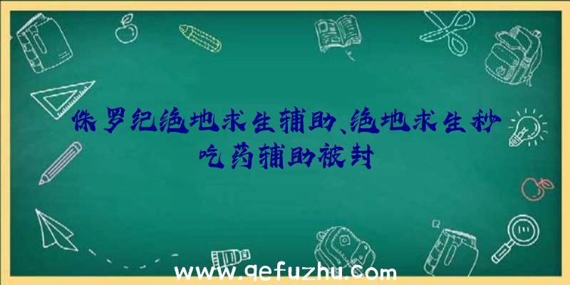 侏罗纪绝地求生辅助、绝地求生秒吃药辅助被封