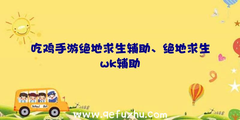 吃鸡手游绝地求生辅助、绝地求生wk辅助