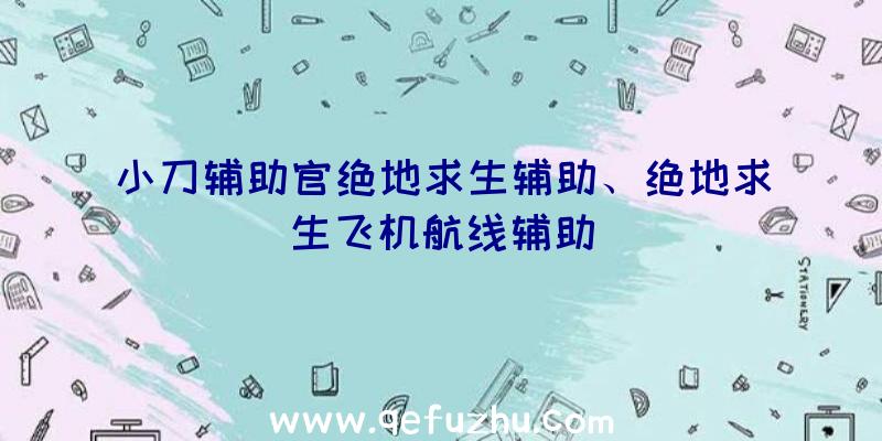 小刀辅助官绝地求生辅助、绝地求生飞机航线辅助