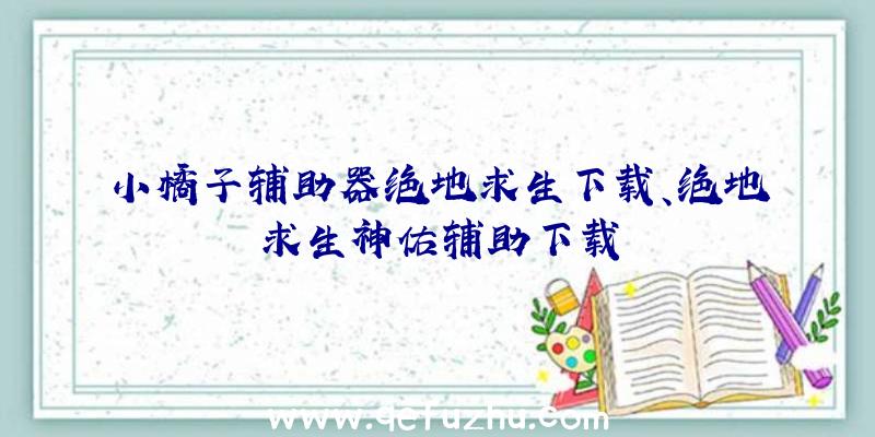 小橘子辅助器绝地求生下载、绝地求生神佑辅助下载