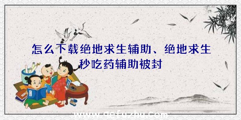 怎么下载绝地求生辅助、绝地求生秒吃药辅助被封