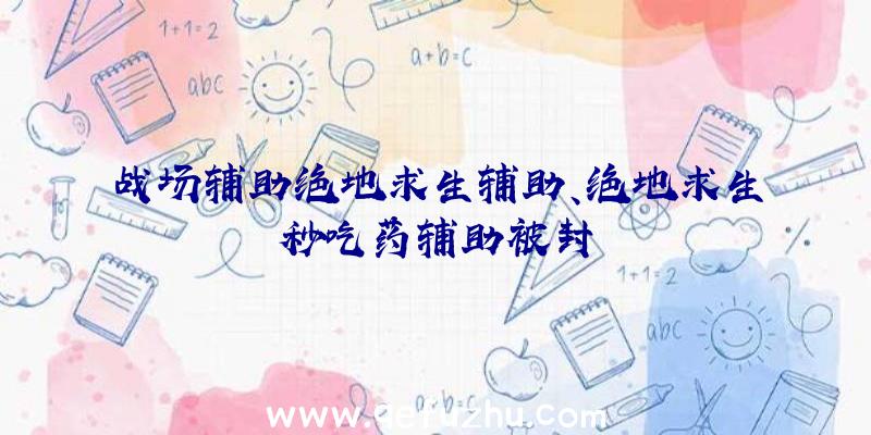 战场辅助绝地求生辅助、绝地求生秒吃药辅助被封