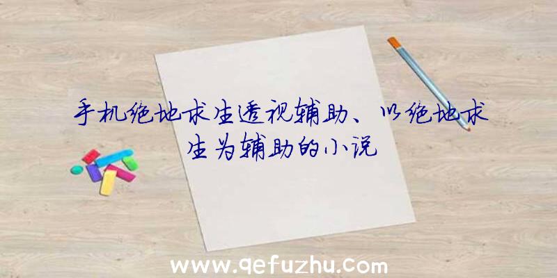 手机绝地求生透视辅助、以绝地求生为辅助的小说