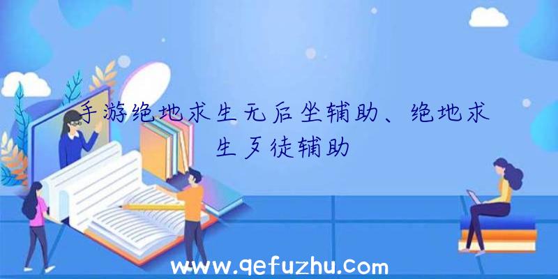 手游绝地求生无后坐辅助、绝地求生歹徒辅助