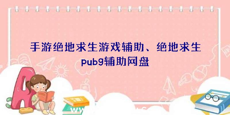 手游绝地求生游戏辅助、绝地求生pubg辅助网盘