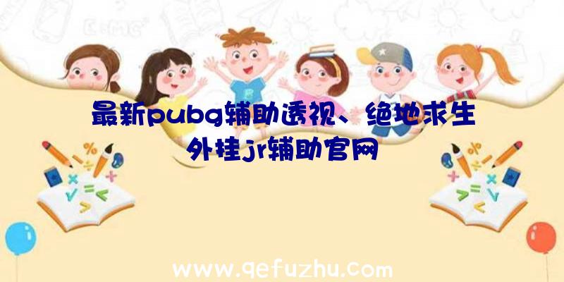 最新pubg辅助透视、绝地求生外挂jr辅助官网