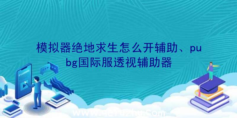 模拟器绝地求生怎么开辅助、pubg国际服透视辅助器