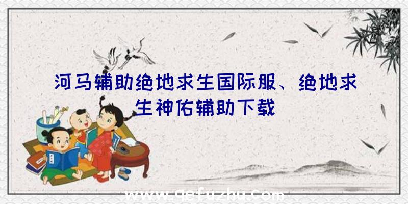 河马辅助绝地求生国际服、绝地求生神佑辅助下载