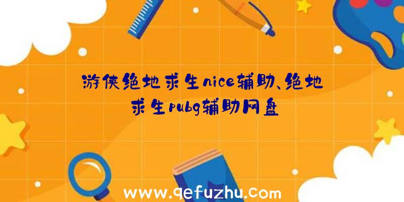 游侠绝地求生nice辅助、绝地求生pubg辅助网盘