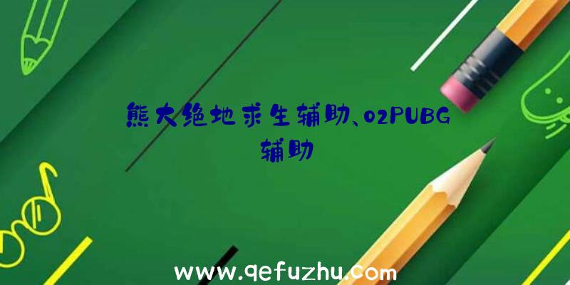 熊大绝地求生辅助、02PUBG辅助