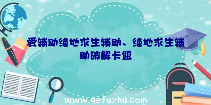 爱辅助绝地求生辅助、绝地求生辅助破解卡盟