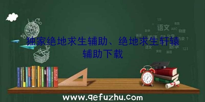 独家绝地求生辅助、绝地求生轩辕辅助下载