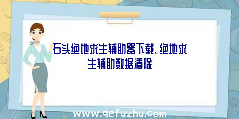 石头绝地求生辅助器下载、绝地求生辅助数据清除