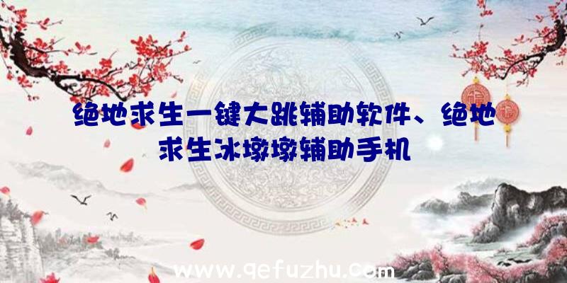 绝地求生一键大跳辅助软件、绝地求生冰墩墩辅助手机