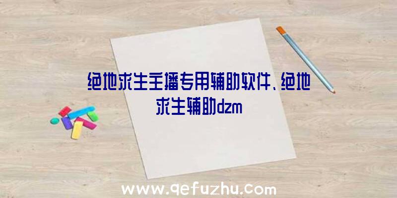 绝地求生主播专用辅助软件、绝地求生辅助dzm