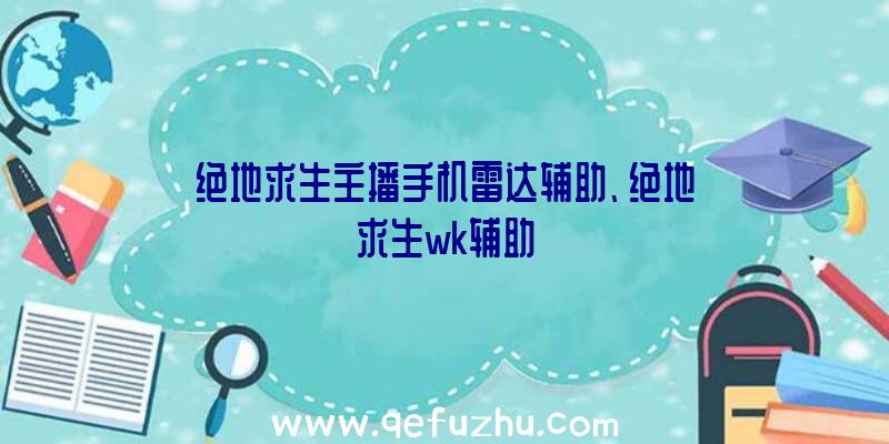 绝地求生主播手机雷达辅助、绝地求生wk辅助