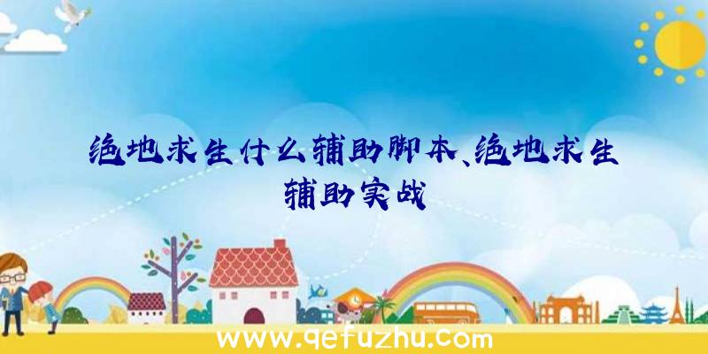 绝地求生什么辅助脚本、绝地求生辅助实战