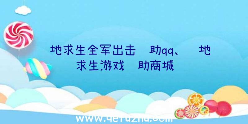 绝地求生全军出击辅助qq、绝地求生游戏辅助商城