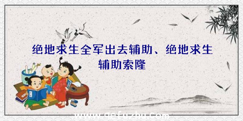 绝地求生全军出去辅助、绝地求生辅助索隆