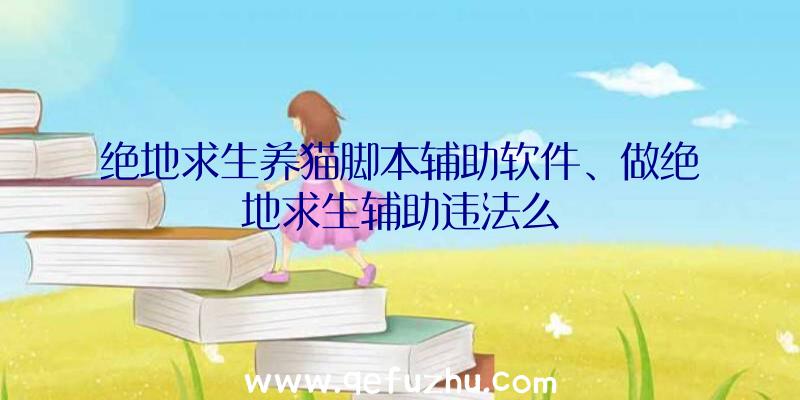 绝地求生养猫脚本辅助软件、做绝地求生辅助违法么