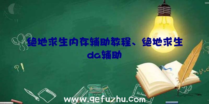 绝地求生内存辅助教程、绝地求生da辅助