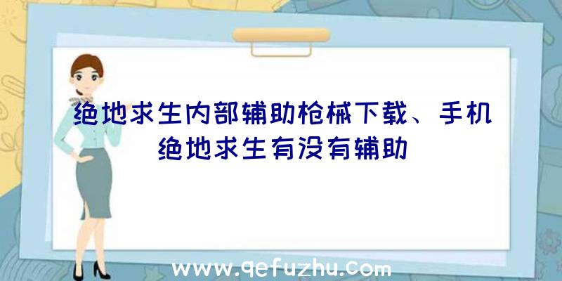 绝地求生内部辅助枪械下载、手机绝地求生有没有辅助