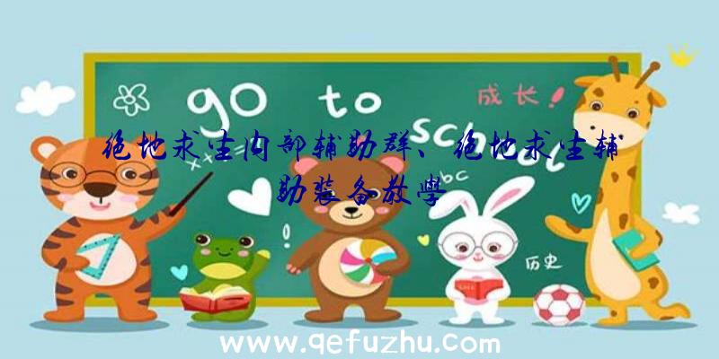 绝地求生内部辅助群、绝地求生辅助装备教学