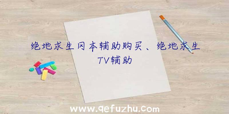 绝地求生冈本辅助购买、绝地求生TV辅助