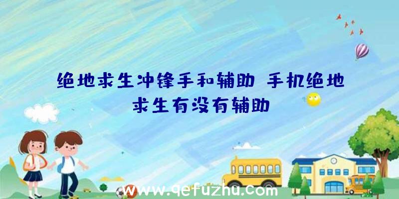 绝地求生冲锋手和辅助、手机绝地求生有没有辅助