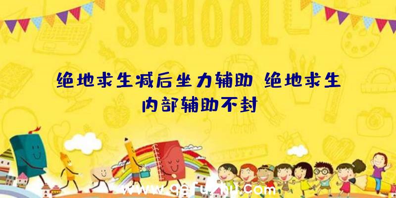 绝地求生减后坐力辅助、绝地求生内部辅助不封