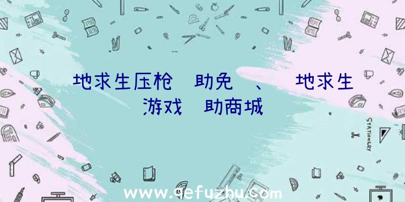 绝地求生压枪辅助免费、绝地求生游戏辅助商城