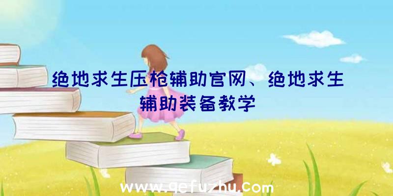 绝地求生压枪辅助官网、绝地求生辅助装备教学