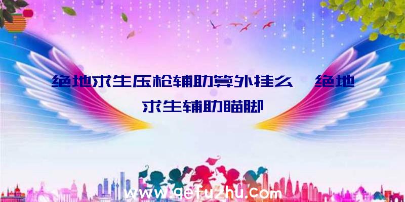 绝地求生压枪辅助算外挂么、绝地求生辅助瞄脚