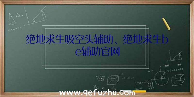 绝地求生吸空头辅助、绝地求生be辅助官网