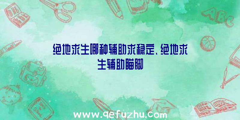 绝地求生哪种辅助求稳定、绝地求生辅助瞄脚