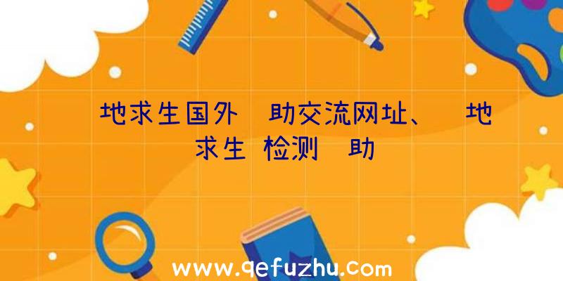 绝地求生国外辅助交流网址、绝地求生