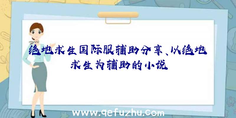 绝地求生国际服辅助分享、以绝地求生为辅助的小说