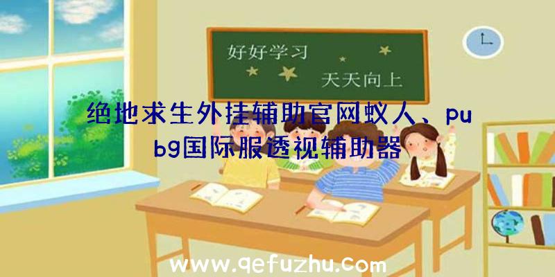 绝地求生外挂辅助官网蚁人、pubg国际服透视辅助器