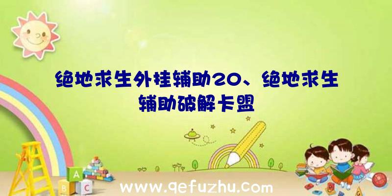 绝地求生外挂辅助20、绝地求生辅助破解卡盟