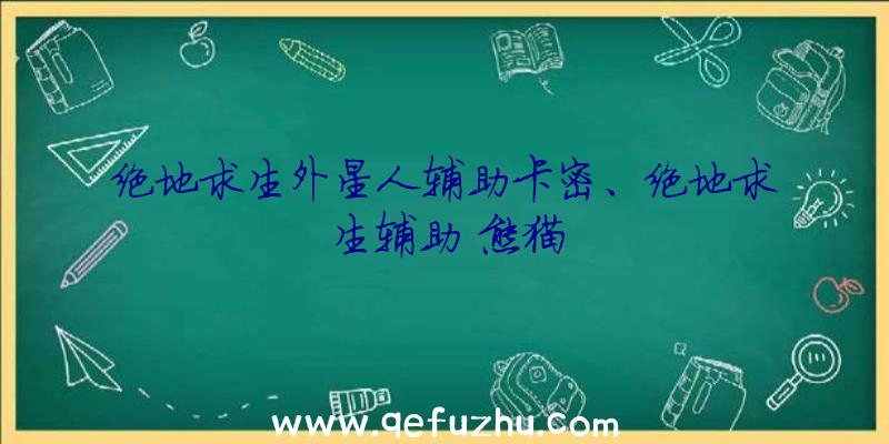 绝地求生外星人辅助卡密、绝地求生辅助