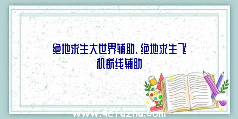 绝地求生大世界辅助、绝地求生飞机航线辅助