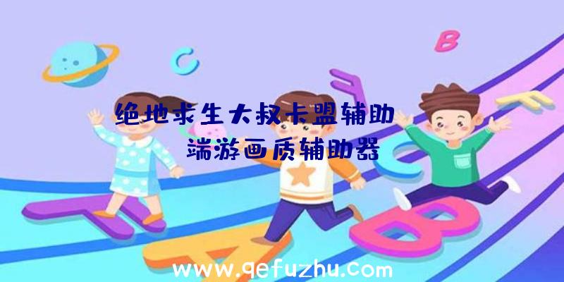 绝地求生大叔卡盟辅助、pubg端游画质辅助器