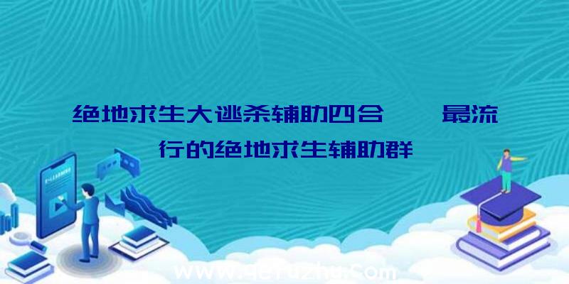 绝地求生大逃杀辅助四合一、最流行的绝地求生辅助群