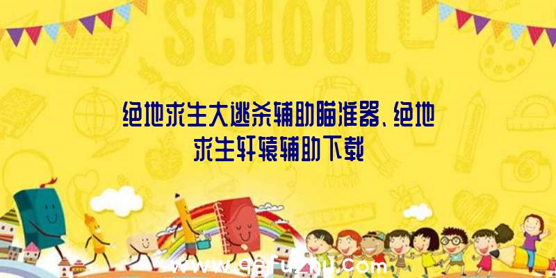 绝地求生大逃杀辅助瞄准器、绝地求生轩辕辅助下载