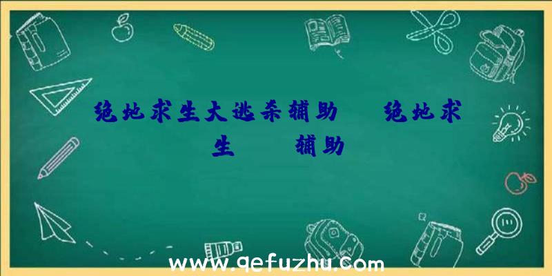 绝地求生大逃杀辅助yy、绝地求生boss辅助